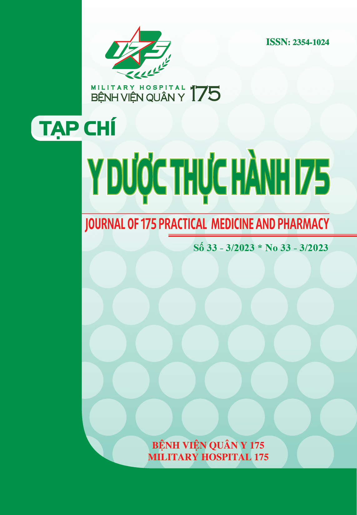 Tạp chí y dược thực hành 175 số 33