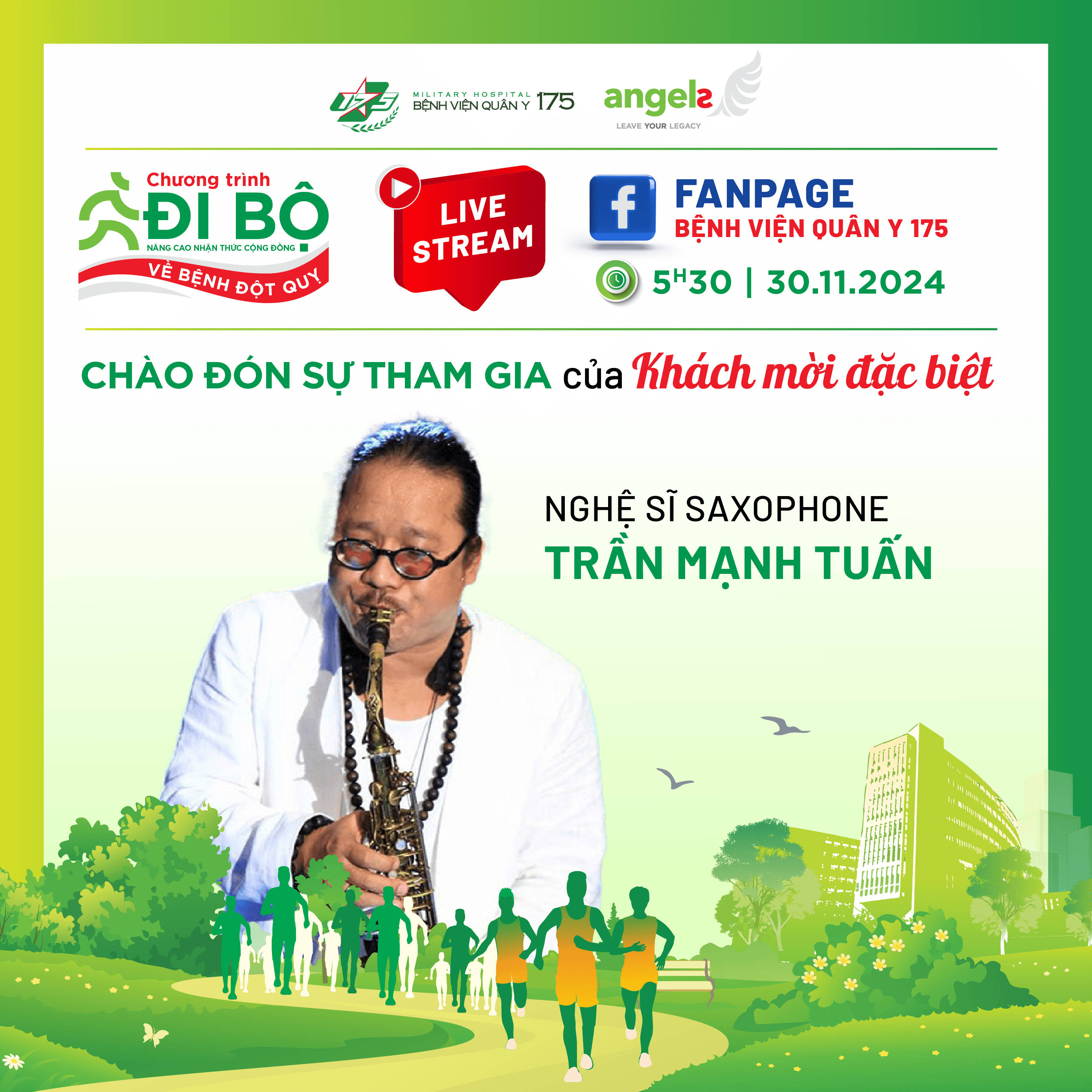 Nghệ sĩ Saxophone Trần Mạnh Tuấn: Từ bệnh nhân đột quỵ não 3 lần đến nghị lực tuyệt vời trở lại với âm nhạc