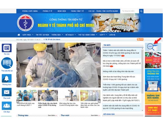 TP.HCM triển khai ứng dụng tìm vị trí người thân đang điều trị Covid-19