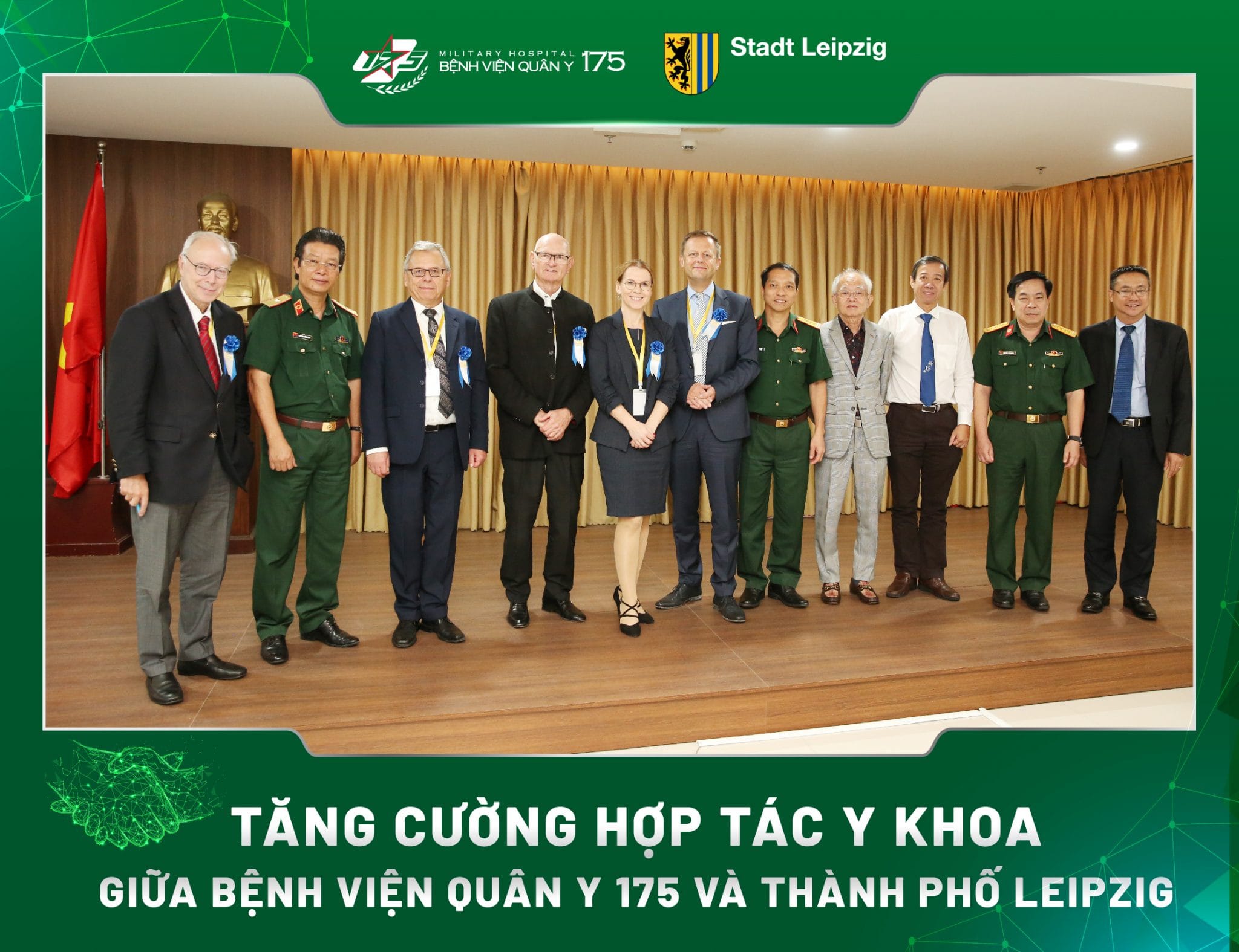 Tăng cường hợp tác y khoa giữa Bệnh viện Quân y 175 và Thành phố Leipzig