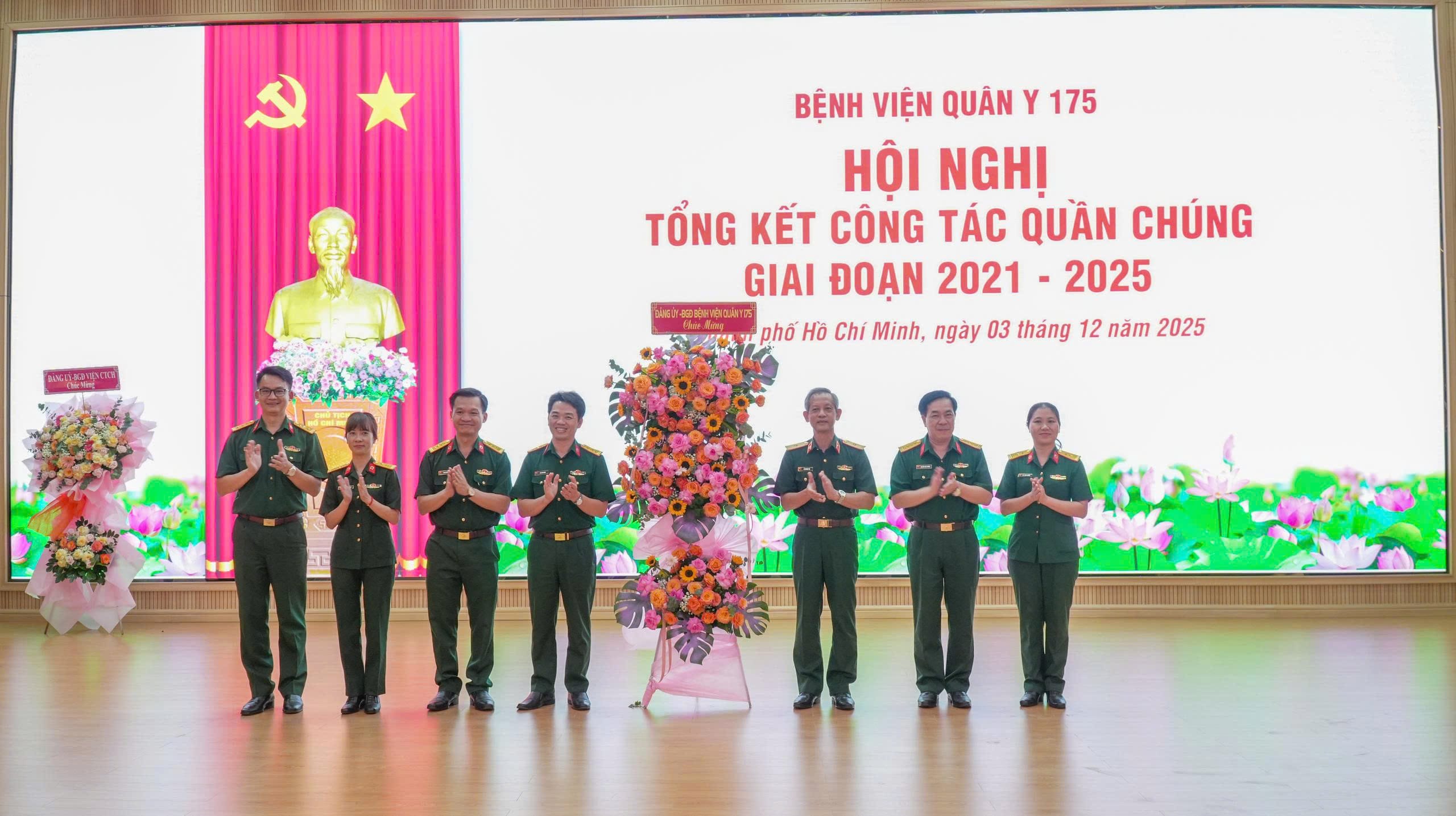Bệnh viện Quân y 175 tổng kết công tác quần chúng giai đoạn 2021 – 2025