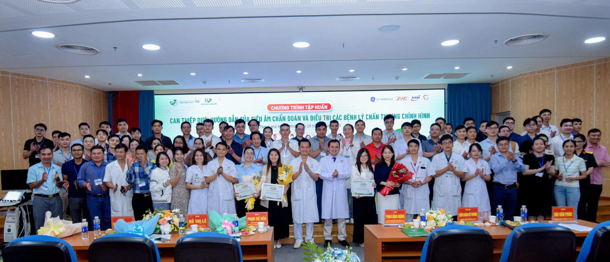 Bệnh viện Quân y 175 tổ chức tập huấn “Can thiệp dưới hướng dẫn của siêu âm trong chẩn đoán và điều trị các bệnh lý chấn thương chỉnh hình”