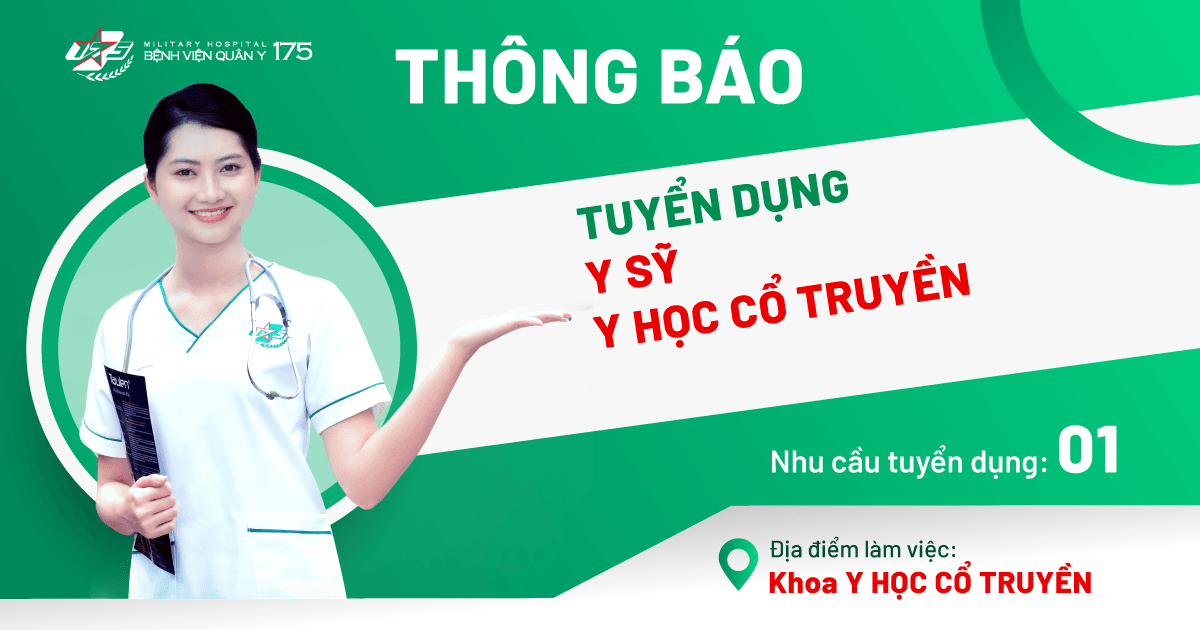 Thông báo tuyển dụng y sỹ Y học cổ truyền