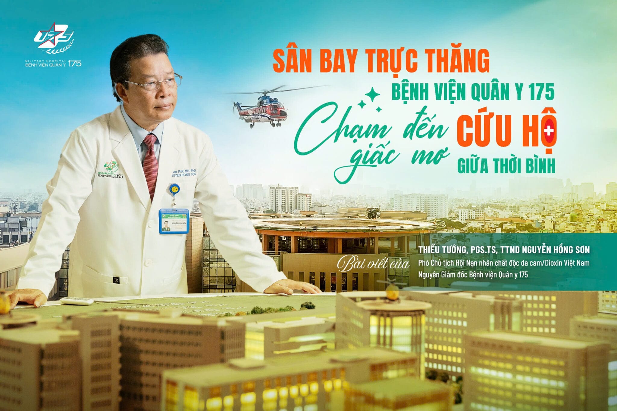 Sân đáp trực thăng Bệnh viện 175 – Chạm đến giấc mơ cứu hộ giữa thời bình